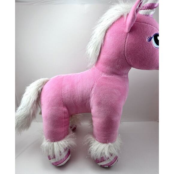 Build-A-Bear BABW 16” Candy Cane Swirl Unicorn Plush Stuffed Animal Toy W/ Dress - Picture 7 of 16